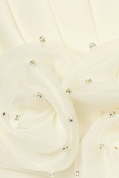 flower girl rosette dress